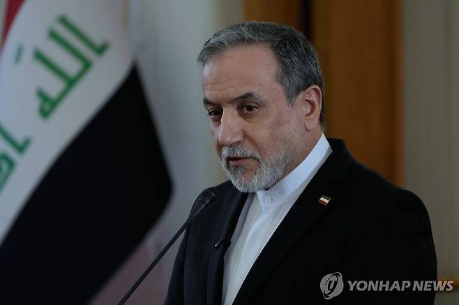 아바스 아라그치 이란 외무장관 [AP=연합뉴스 자료사진. 재판매 및 DB 금지]