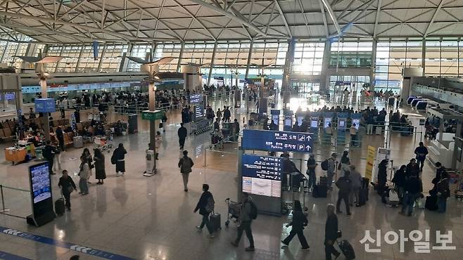 인천 중구 인천국제공항 출국장. [사진=신아일보DB]