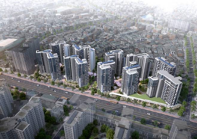 래미안 엘라비네 조감도(사진=삼성물산)