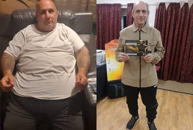 체중 178㎏에 달하던 한 남성이 밤마다 숨이 멈춰 일어나다 심각한 다리 감염으로 절단 위기를 겪은 뒤 108kg을 감량한 경험담을 전했다. 사진=체중감량프로그램