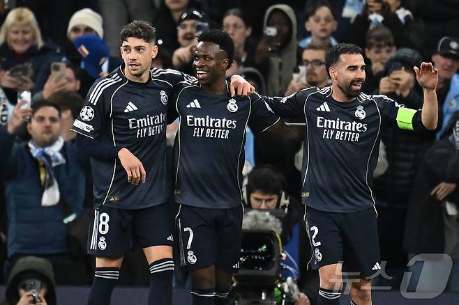 레알 마드리드가 2025-26 UEFA 챔피언스리그 8강에 진출했다. ⓒ AFP=뉴스1