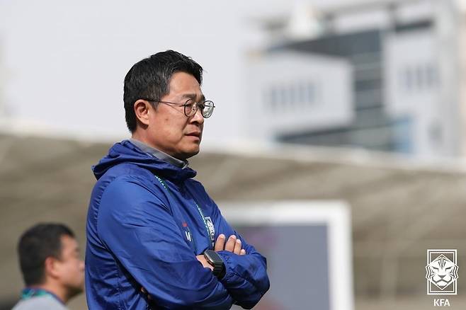 23세 이하 대표팀 이민성 감독. 사진 | 대한축구협회