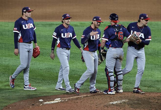 미국 WBC 대표팀. EPA연합뉴스