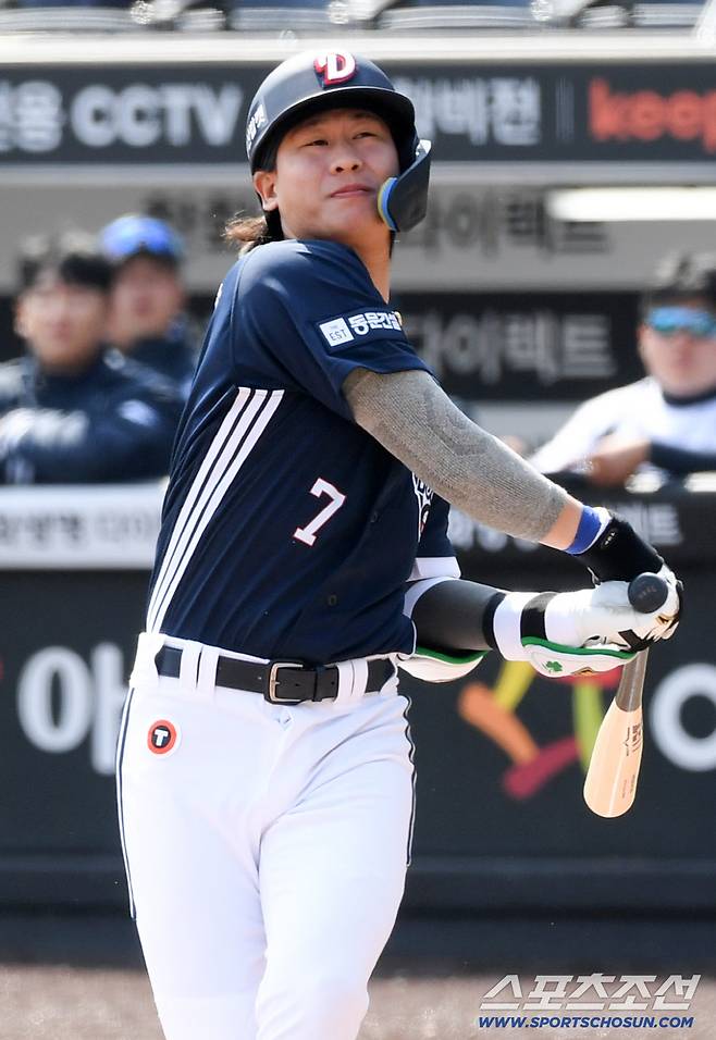 박찬호는 이날 리드오프로 선발 출장했다.