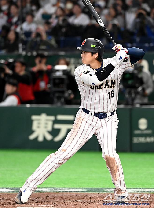 7일 일본 도쿄돔에서 열린 WBC(월드베이스볼클래식) 한국과 일본의 경기. 일본 오타니 쇼헤이가 타격을 하고 있다. 도쿄(일본)=허상욱 기자wook@sportschosun.com/2026.03.07/