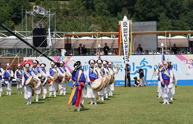 국립청년연희단 공연 모습. /영주시