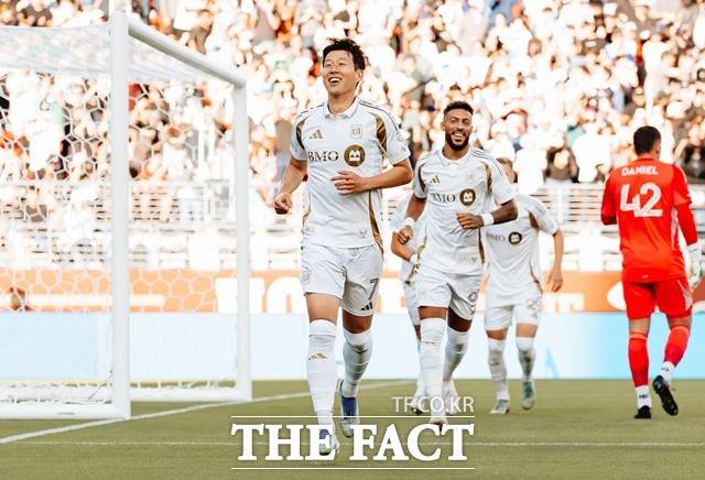 LAFC의 공격수 손흥민./LAFC