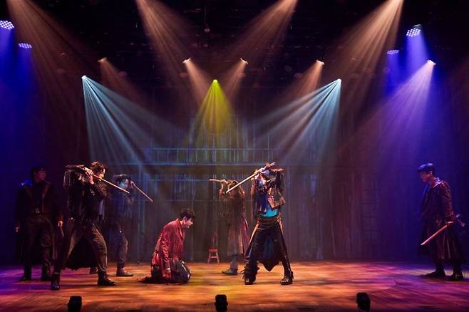 창작산실 올해의신작 뮤지컬 '적토' 공연 장면. 극단 죽도록달린다