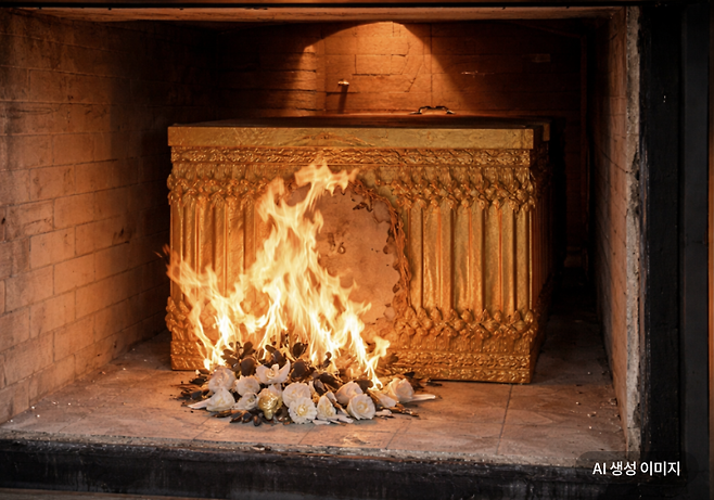 화장장을 AI로 추출한 이미지