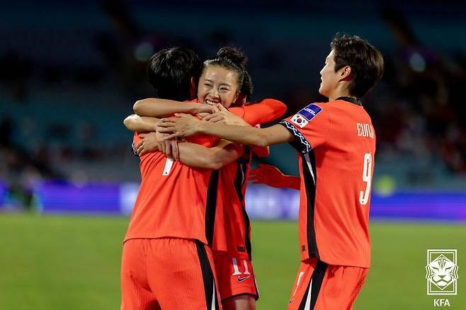 여자 아시안컵 4강서 일본과 맞붙는 여자대표팀. ⓒ KFA