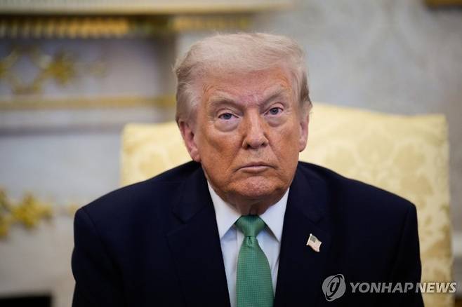 도널드 트럼프 미국 대통령. 연합뉴스