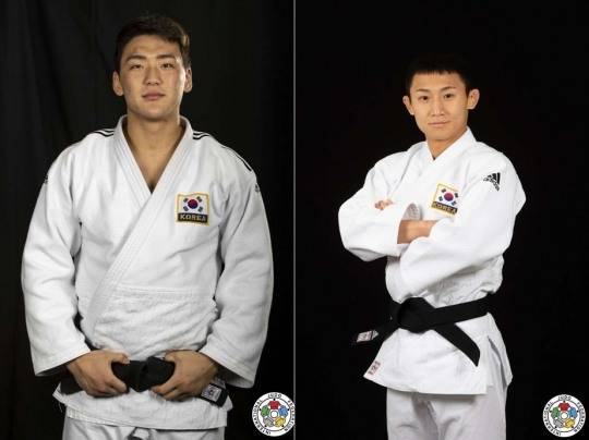 한주엽(왼쪽)과 김찬녕. 사진[연합뉴스]