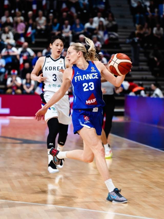 프랑스는 마린 요하네스가 24점 7리바운드 5어시스트 2스틸로 펄펄 날았다. 사진=FIBA 제공