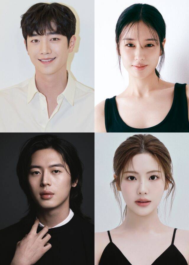 왼쪽부터 시계 방향으로 배우 서강준, 안은진, 조아람, 이주안 / 각 소속사