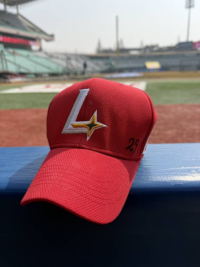 김광현 등번호 29번을 쓴 모자. SSG 랜더스 제공