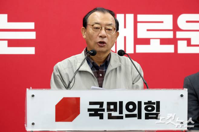 국민의힘 이정현 공천관리위원장. 윤창원 기자