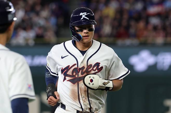 NC 김주원은 제6회 WBC 기간 한국 야구대표팀의 유격수로 뛰며 값진 경험을 쌓았다. 뉴시스