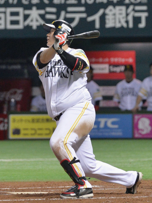 소프트뱅크에서 활약하던 이대호. 연합뉴스