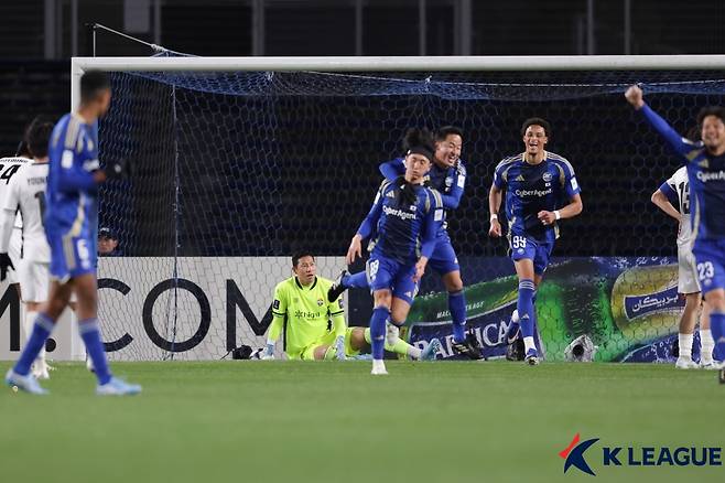 마치다 젤비아(일본)와 강원FC 경기 중. /사진=한국프로축구연맹 제공