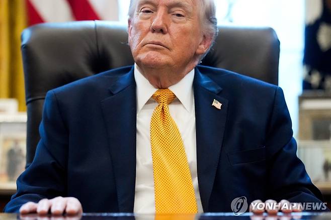 트럼프 대통령 [AP 연합뉴스 자료사진. 재판매 및 DB 금지]