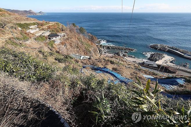 산불로 폐허 된 석리 따개비 마을 [연합뉴스 자료사진]