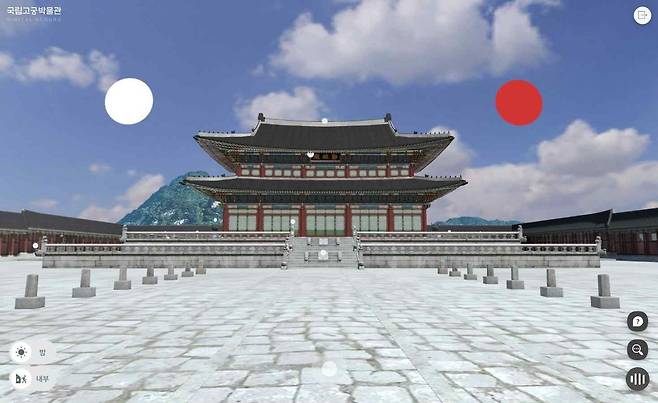 디지털 고궁 '인사이드 궁궐' 화면  [국립고궁박물관 제공. 재판매 및 DB 금지]