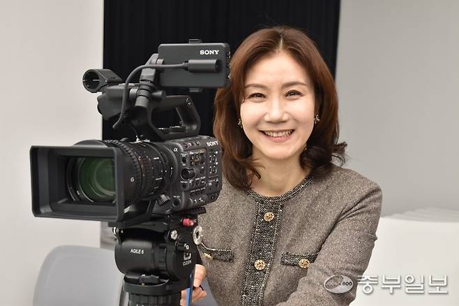 하미진 경기도교육청미디어교육센터장이 중부일보와 인터뷰를 진행하고 있다. 이성관 기자