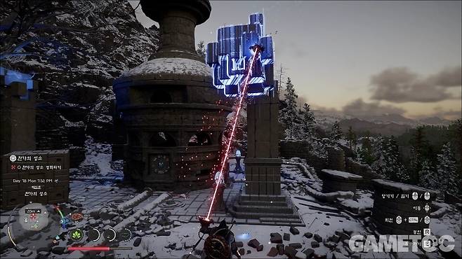 성소 정화에 필요한 오프젝트를 주변에서 찾고 제자리에 끼워 맞추는 것 까지 전부 플레이어의 몫이다 [사진=김영찬 기자]