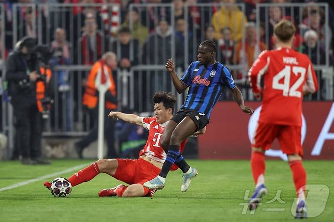 바이에른 뮌헨의 김민재 ⓒ AFP=뉴스1