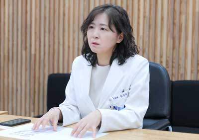 서울대병원 소아청소년과 심정옥 교수가 소아 지방간에 대해 설명하고 있다./사진=서울대병원 제공