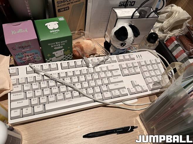 ▲이채형(연세대)의 키보드(채형아 보고 있니)