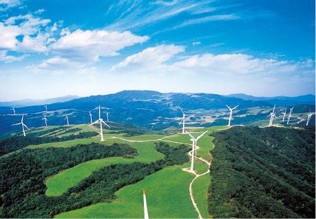 강원도 평창군 대관령면 횡계리 일원에 있는 강원풍력발전소의 전경. /한국중부발전 제공