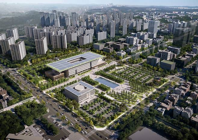 고덕국제화지구 조감도.  평택시