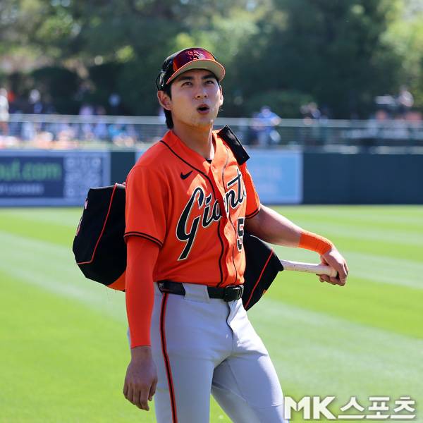 이정후는 이날 1번 우익수 선발 출전했다. 사진(美 글렌데일)= 김재호 특파원