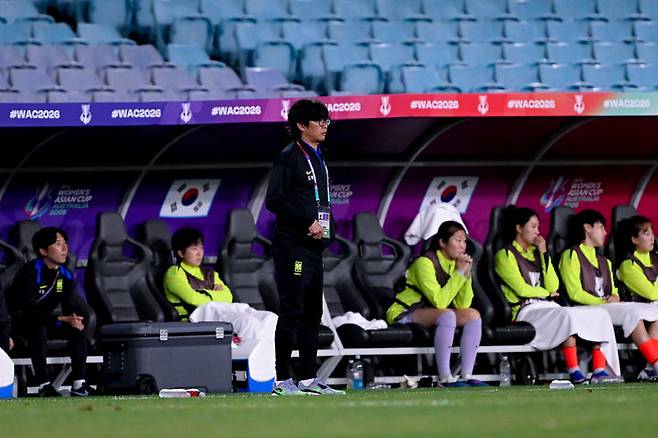 [서울=뉴시스]신상우 여자 축구대표팀 감독. (사진=대한축구협회 제공)
