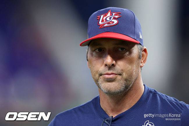 [사진] WBC 미국 마크 데로사 감독ⓒGettyimages(무단전재 및 재배포 금지)
