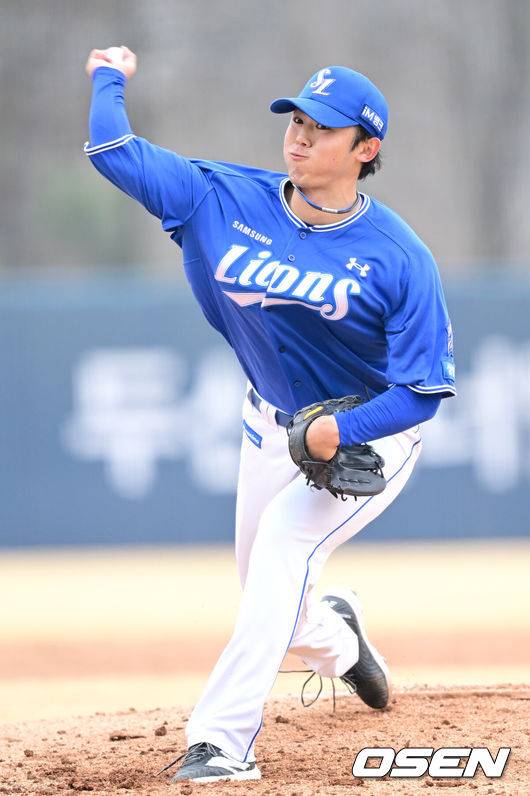 [OSEN=최규한 기자] 삼성 미야지 유라. 2026.03.15 / dreamer@osen.co.kr