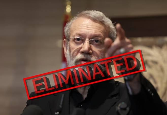 이스라엘 공습으로 사망한 알리 라리자니 이란 최고국가안보회의 사무총장. 로이터 연합뉴스