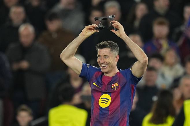 로베르트 레반도프스키.  바르셀로나 | EPA연합뉴스