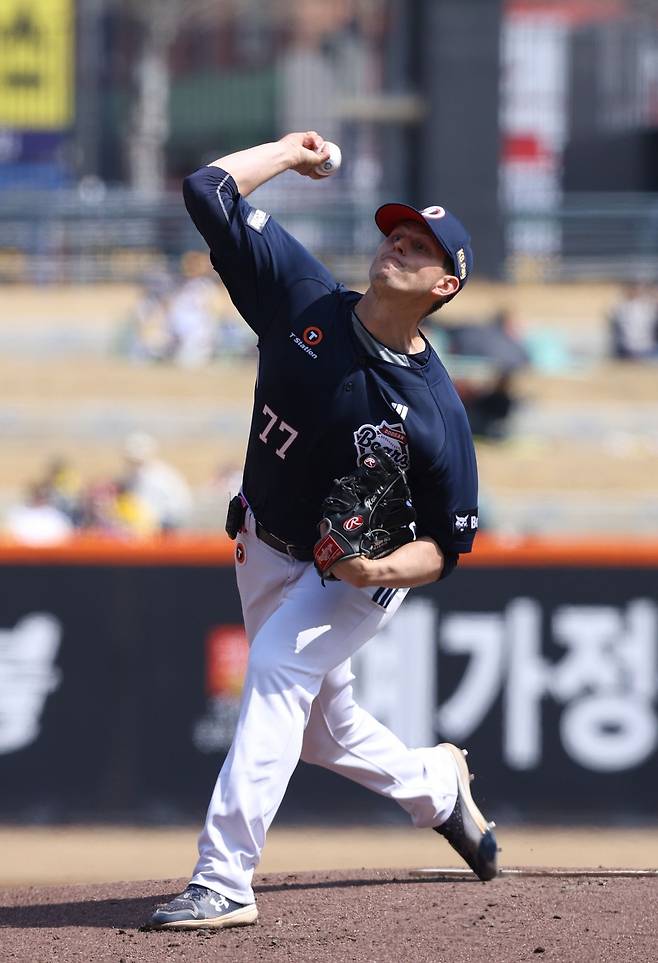 두산 크리스 플렉센. 두산 베어스 제공