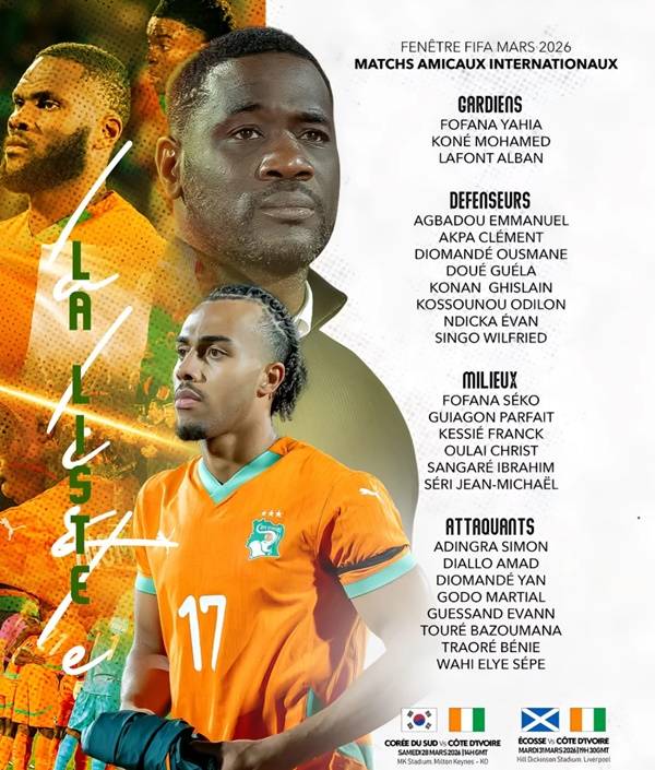 사진=코트디부아르축구협회 SNS 캡처