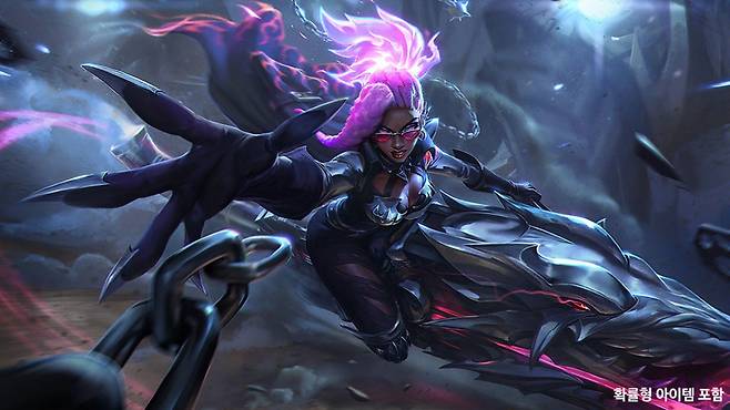 전장의 사냥개 세나 스킨 스플래시 아트