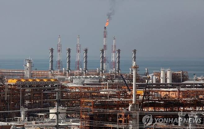 이란 사우스파르스 가스전 [AP=연합뉴스. 재판매 및 DB 금지]