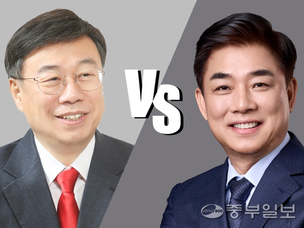 신상진(왼쪽), 김병욱(오른쪽). 사진편집=지현정기자