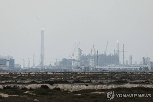 카타르에너지 LNG 생산 시설. [출처=연합]