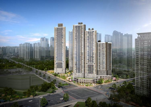 e편한세상 동탄역 어반원 투시도(DL이앤씨 제공)