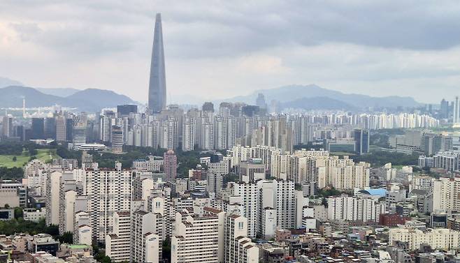 서울시 한강 남쪽 아파트 전경.(사진=이데일리 노진환 기자)