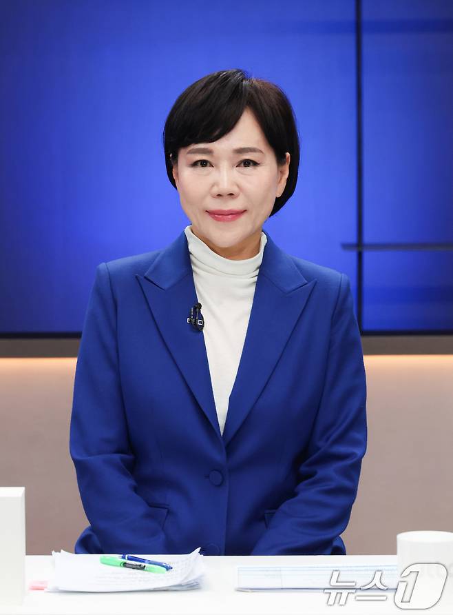 20일 서울 마포구 JTBC에서 열린 더불어민주당 서울시장 예비경선 합동토론회에 전현희 예비후보가 참석하고 있다. 2026.3.20 ⓒ 뉴스1 국회사진기자단