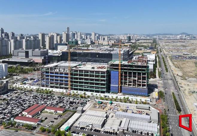 인천 연수구 송도국제도시 싸토리우스코리아 공사 현장. 인천경제자유구역청 제공
