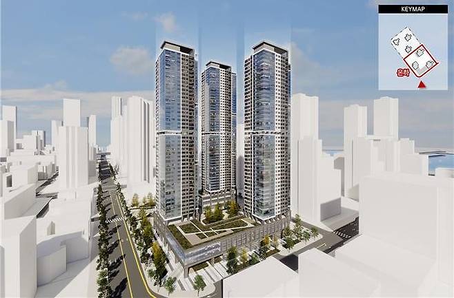 은하 아파트 재건축 조감도. 자료:서울시